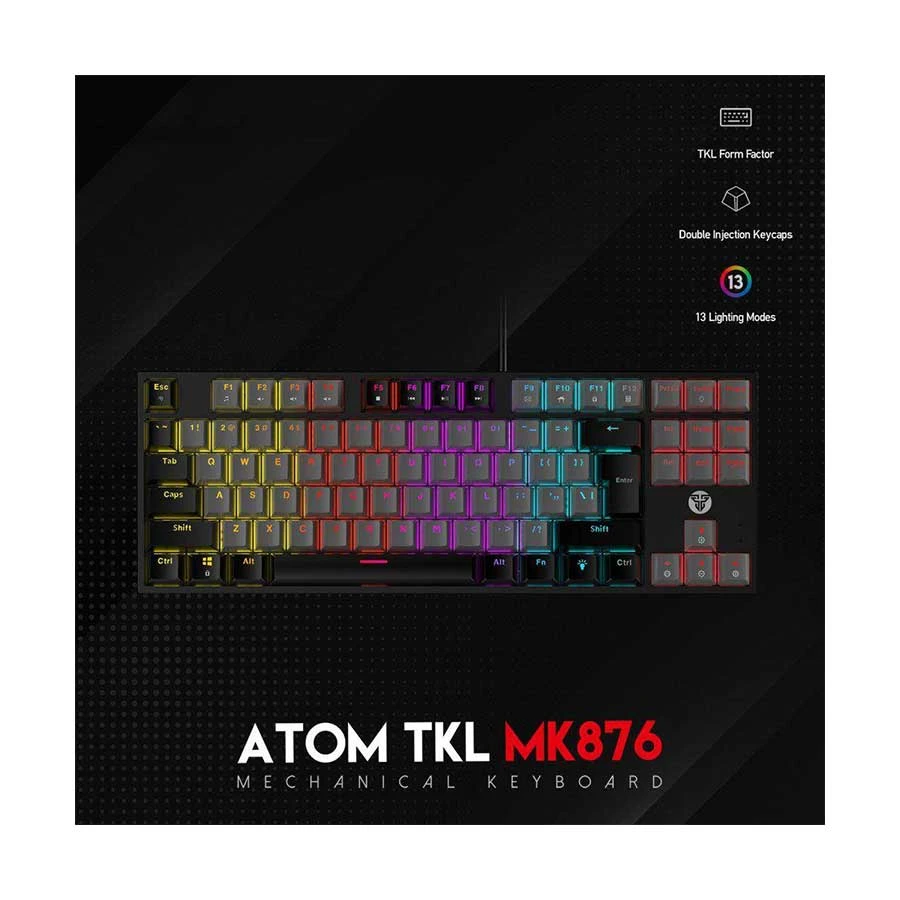 Fantech Mk Atom Tkl Rgb Wired Grey Keyboard Price In Bd Ryans