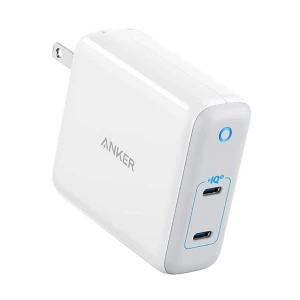 Anker PowerPort Atom III Duo 60W Dual USB-C White Charger / Charging Adapter #A2629H21