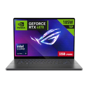 Asus ROG Zephyrus G16 GU605MI Intel Core Ultra 9 185H 32GB RAM, 1TB SSD 16 Inch 2.5K QHD+ OLED Display Eclipse Gray Gaming Laptop