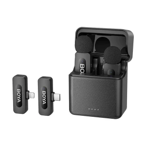 Boya BY-V3 combo 2.4 GHz Dual-Channel Wireless Microphone