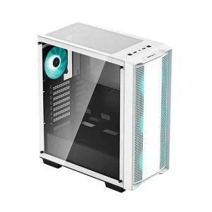 Deepcool CC560 WH Mid Tower White (Tempered Glass Side Window) ATX Gaming Casing #R-CC560-WHGAA4-G-1