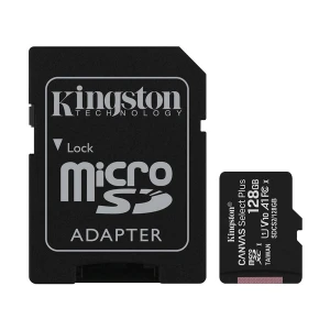 Kingston Canvas Select Plus 128GB MicroSD UHS-I U1 Class 10 A1 V10 Memory Card with Adapter #SDCS2/128GB