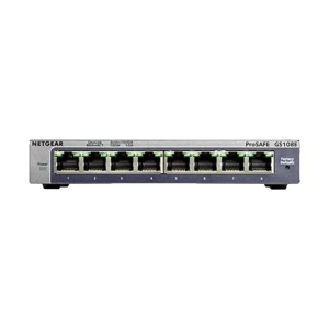 Netgear GS108E 8-Port Gigabit Plus Managed Desktop Switch