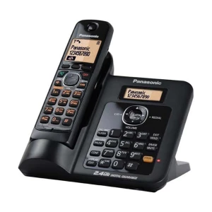 Panasonic KX-TG3811 Cordless Black Phone Set #KX-TG3811SX/KX-TG3811SXB