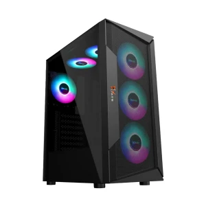 PC Power VOX Mesh Mid Tower Black ATX Gaming Desktop Casing #PG-200