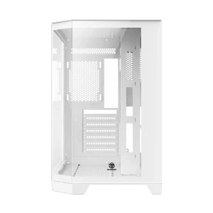 Revenger Air Box Full Tower White (Tempered Glass Window) ATX Gaming Desktop Case