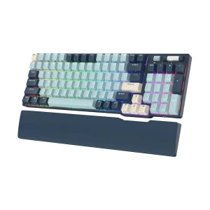 Royal Kludge RK96 Tri Mode RGB Hot Swap (Brown Switch) Forest Blue Mechanical Gaming Keyboard