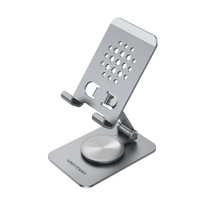 Vention KSDH0 360 Degree Rotatable Base Foldable Gray Desk Phone Holder