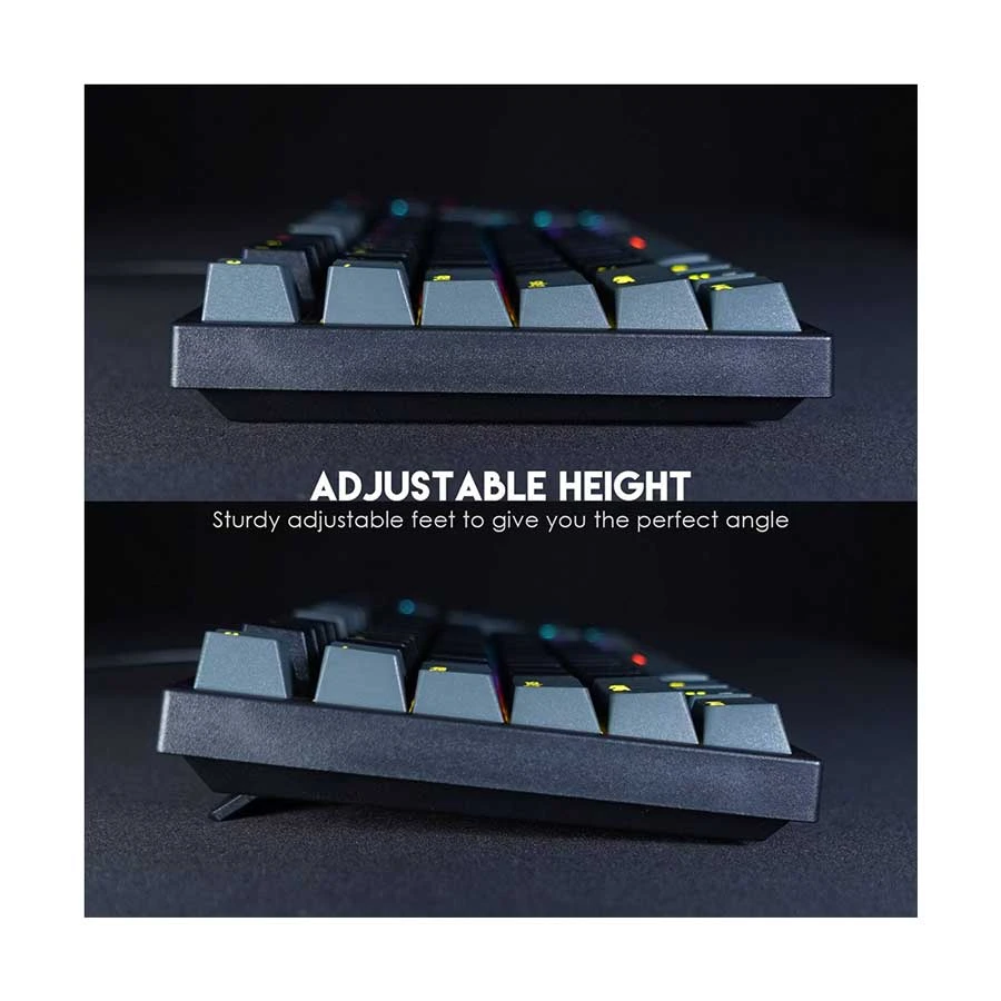 Fantech MK886 ATOM RGB Wired Grey Keyboard Price in BD | RYANS