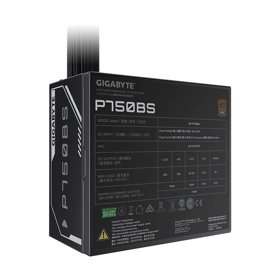 Gigabyte P750BS Power Supply in BD