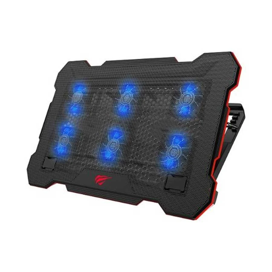 Havit Cooling Pad GAMENOTE LED 17" Nero - Base Raffreddata Per Portatile Con Ventole Silenziose