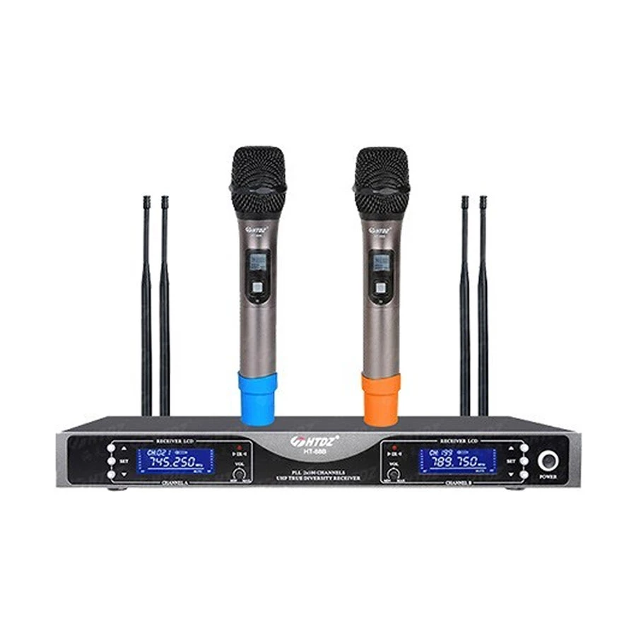 HTDZ HT 88B Wireless Black Silver Microphone Price in Bangladesh