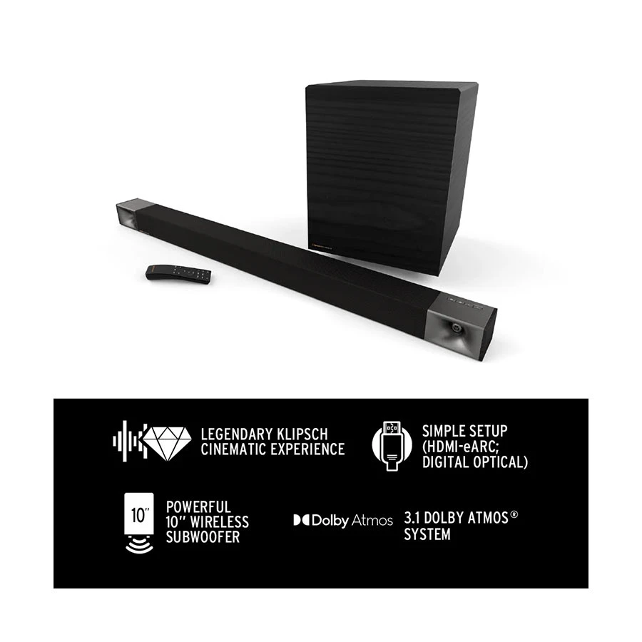 Klipsch Cinema 800 3.1 Home Theater Systems specifications