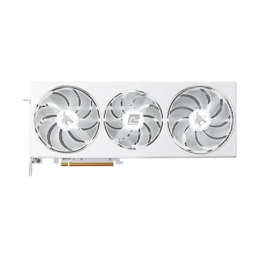 PowerColor Hellhound Spectral White AMD Radeon RX 7800 XT Graphics Card