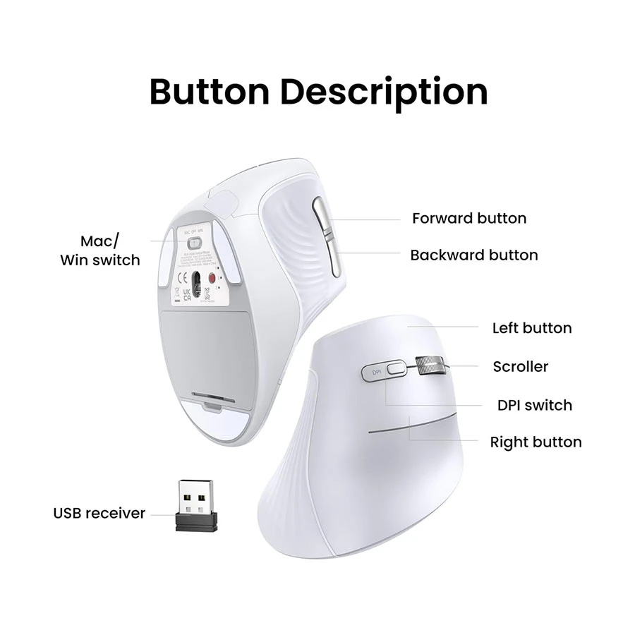 Ugreen MU008 Mouse specifications