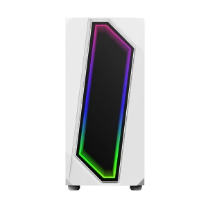 1st Player IS6 Mid Tower White (Tempered Glass) ATX Gaming Desktop Case