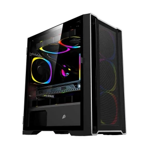 1st Player Trilobite T4 Mesh Mid Tower Black Micro-ATX Gaming Desktop Casing