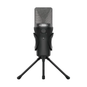 A4tech Bloody GM20 Black Wired Cardioid Condenser Gaming Microphone with Tripod Stand