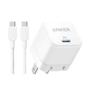 Anker B2149 20W USB-C White Charger / Charging Adapter with USB-C Cable #B2149