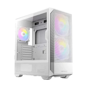 Antec NX416L Mid Tower White (Tempered Glass Window) ATX Gaming Desktop Case