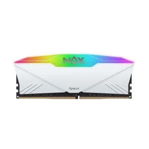 Apacer NOX 16GB DDR4 3200MHz RGB AURA2 White Desktop Ram #AH4U16G32C28YNWAA-1