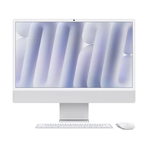 Apple iMac (Late 2024) Apple M4 Chip 16GB RAM, 256GB SSD Silver All in One PC (Magic Keyboard, Magic Mouse) #MWUC3xx/A