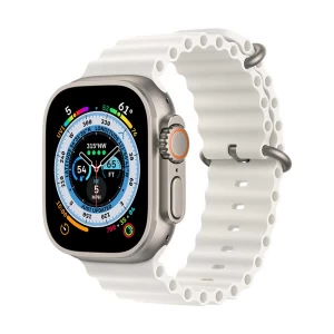 Apple Watch Ultra 49mm (GPS+Cellular) Titanium Case with White Ocean Band