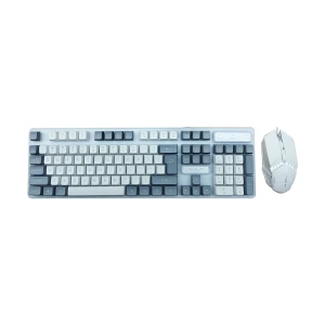 Aula F3061 Wired Grey White Keyboard & Mouse Combo