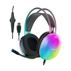 Aula S505 RGB Wired Black Over-Ear Gaming Headphone