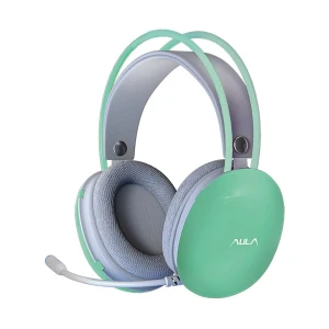 Aula S505 RGB Wired Green Over-Ear Gaming Headphone