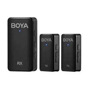 BOYA Wmic5-M2 Ultracompact 2.4GHz Dual-Channel Wireless Microphone System