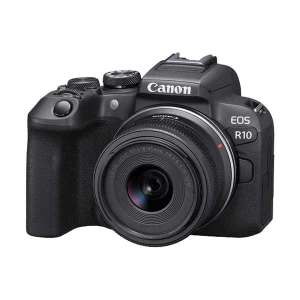 Canon EOS R10 Mirrorless Camera Body with RF-S18-45mm F4.5-6.3 IS STM Lens (Black) (No Warranty)