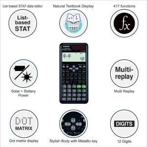 Casio fx-991ES Plus 2nd edition Non Programmable Scientific Calculator #C79