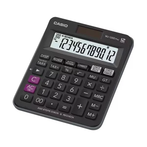 Casio MJ-120D Plus-BK Check & Recheck Mini Desk Type Desktop Calculator #CB149