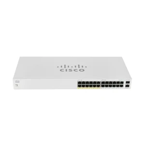 Cisco CBS110-24PP 26 Port (24-port 10/100/1000 PoE & 2-port 10/100/1000 SFP combo) Unmanaged Switch #CBS110-24PP-EU