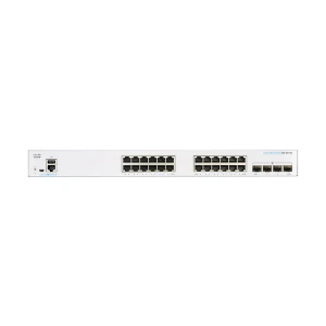 Cisco CBS350-24T-4X 28 Port (24-port 10/100/1000 Ethernet & 4-port 10G SFP+) Managed Switch #CBS350-24T-4X-EU