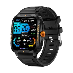 Colmi P76 Black & Orange Bluetooth Calling Smart Watch