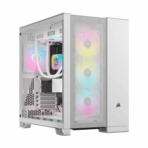 Corsair 6500D Airflow Mid Tower White (Tempered Glass Side Window) ATX Gaming Desktop Case #CC-9011260-WW