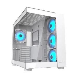 Cougar FV150 RGB Mid Tower White ATX Gaming Desktop Casing