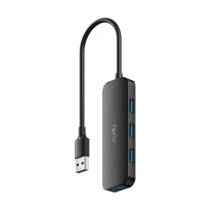 Cudy UH40A USB Male to Quad USB Female Black Hub