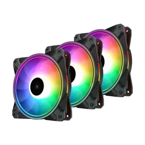 Deepcool CF120 PLUS (3xFAN) ARGB LED Casing Cooling Fan #DP-F12-AR-CF120P-3P