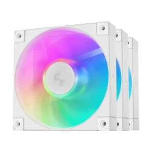 Deepcool FD12 ARGB WH-3 IN 1 (3xFAN) White Casing Cooling Fan #R-FD12-WHAPN3-G