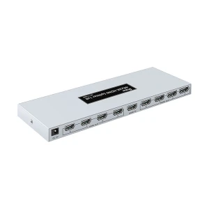 Dtech DT-7148B HDMI Female to Female Gray Splitter #DT-7148B (1 in 8 out)