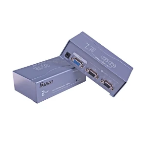 Dtech DT-7252 VGA Female to Female Gray Splitter #DT-7252 (1 in 2 out)