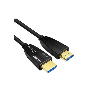 Dtech HDMI Male to Male, 20 Meter, Black Cable # DT-HF2020 (4K, Optical Fiber)