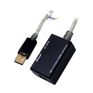 Dtech USB Male to LAN Female Black Converter # DT-5016