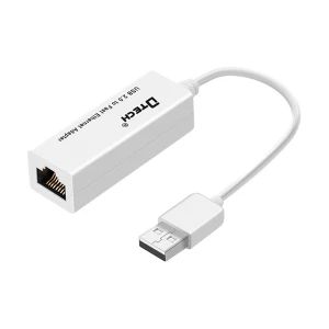 Dtech USB Male to LAN Female White Converter # DT-5036A