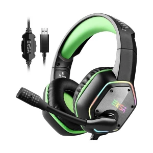 EKSA E1000 RGB Green Wired Over-Ear Gaming Headphone