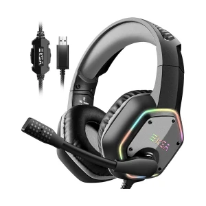 EKSA E1000 RGB Grey Wired Over-Ear Gaming Headphone