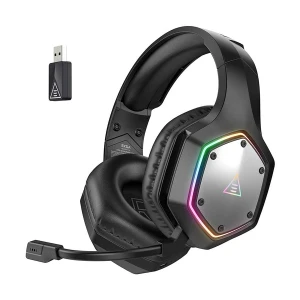 EKSA E1000 WT RGB Black True Wireless Over-Ear Gaming Headphone